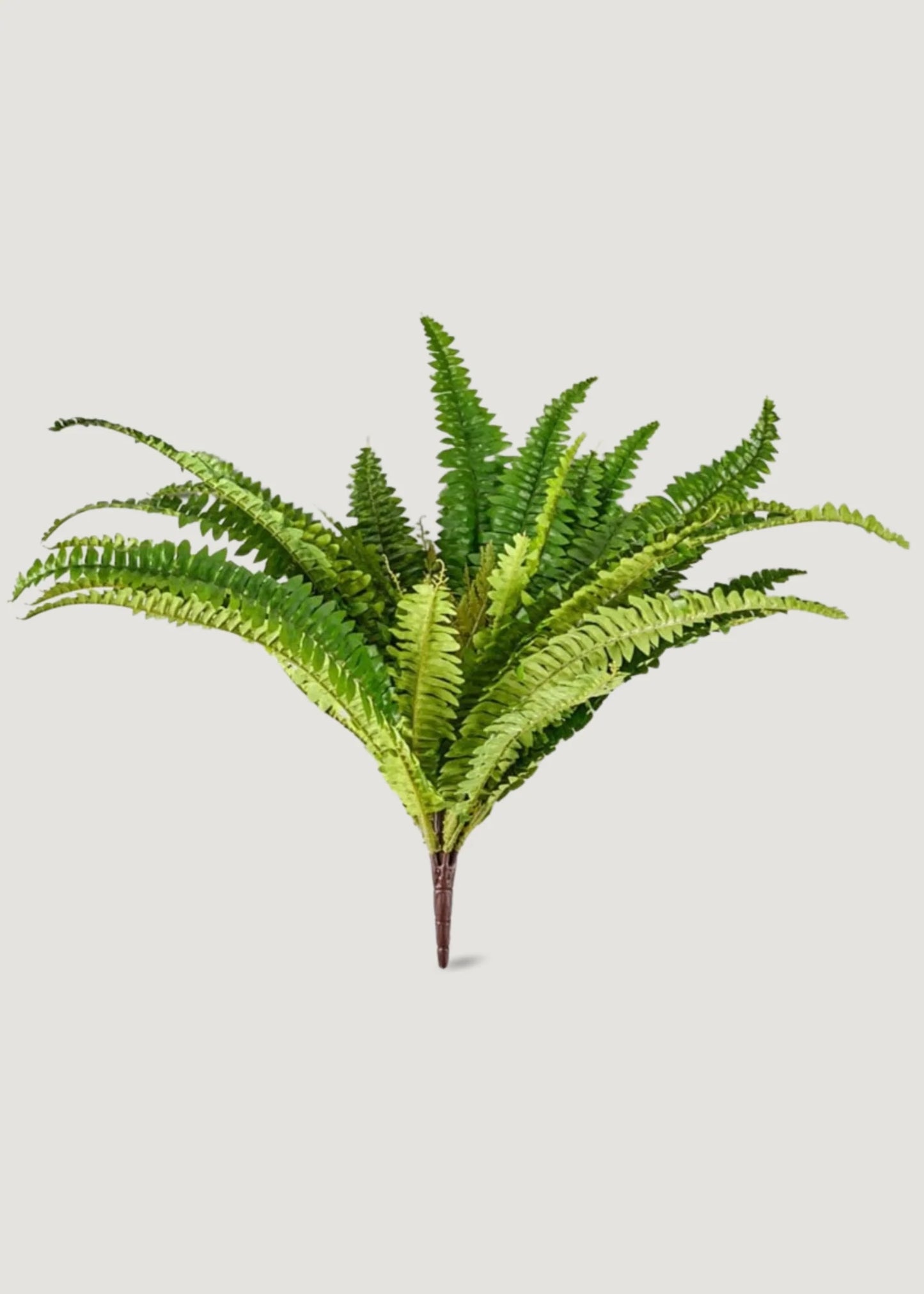 UV Treated Indoor/Covered Outdoor Faux Hanging Boston Fern Plant - 23" 2pcs