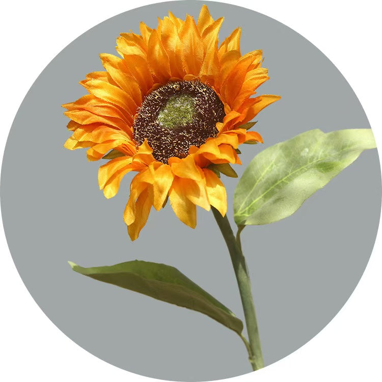 Artificial Single Sunflower 55CM