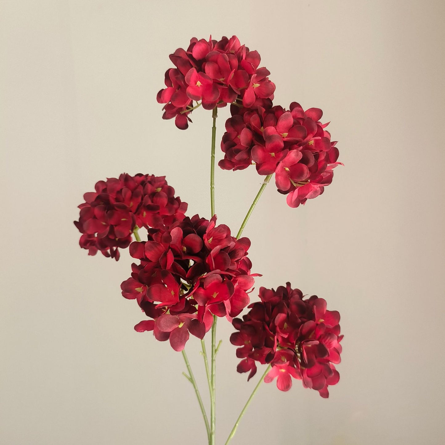 Artificial Flowers for Arrangements in Red