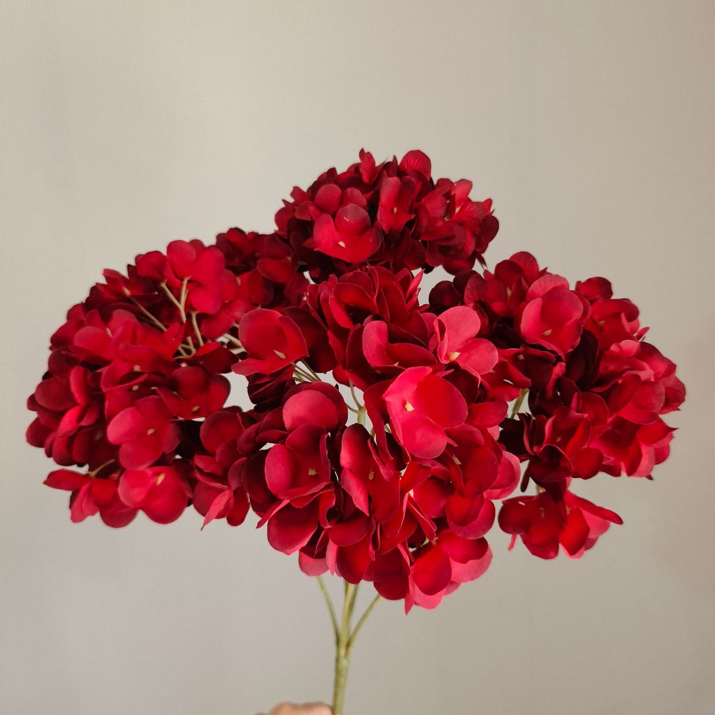 Artificial Flowers for Arrangements in Red