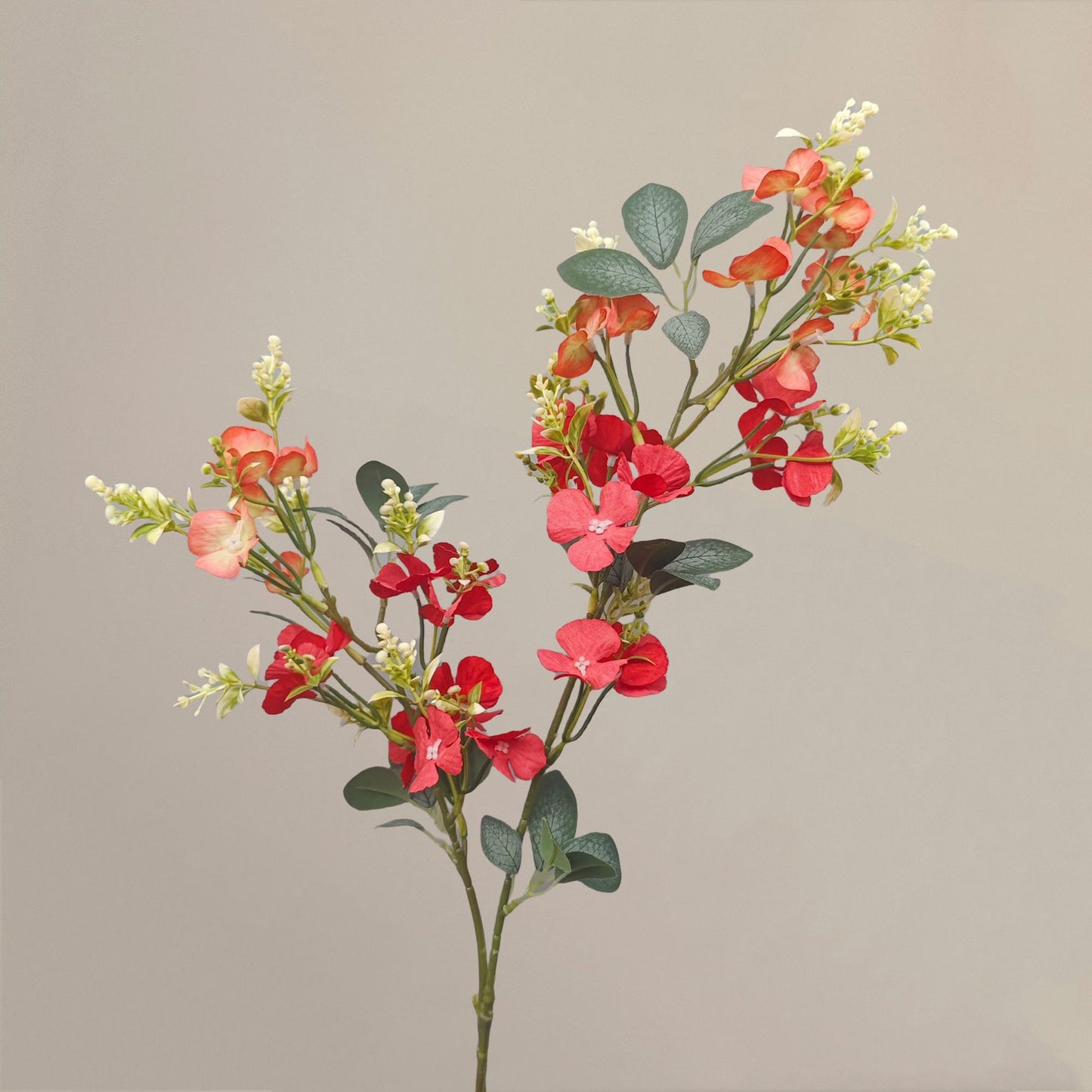 Artificial Flowers for Arrangements in Red