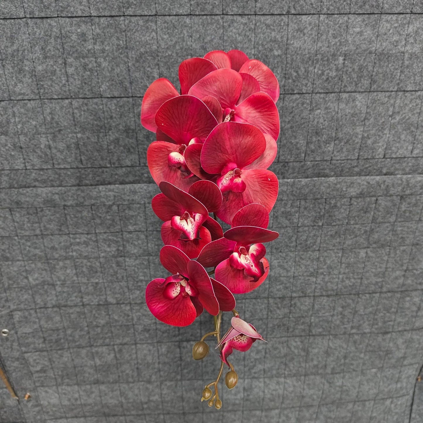 Artificial Flowers for Arrangements in Red