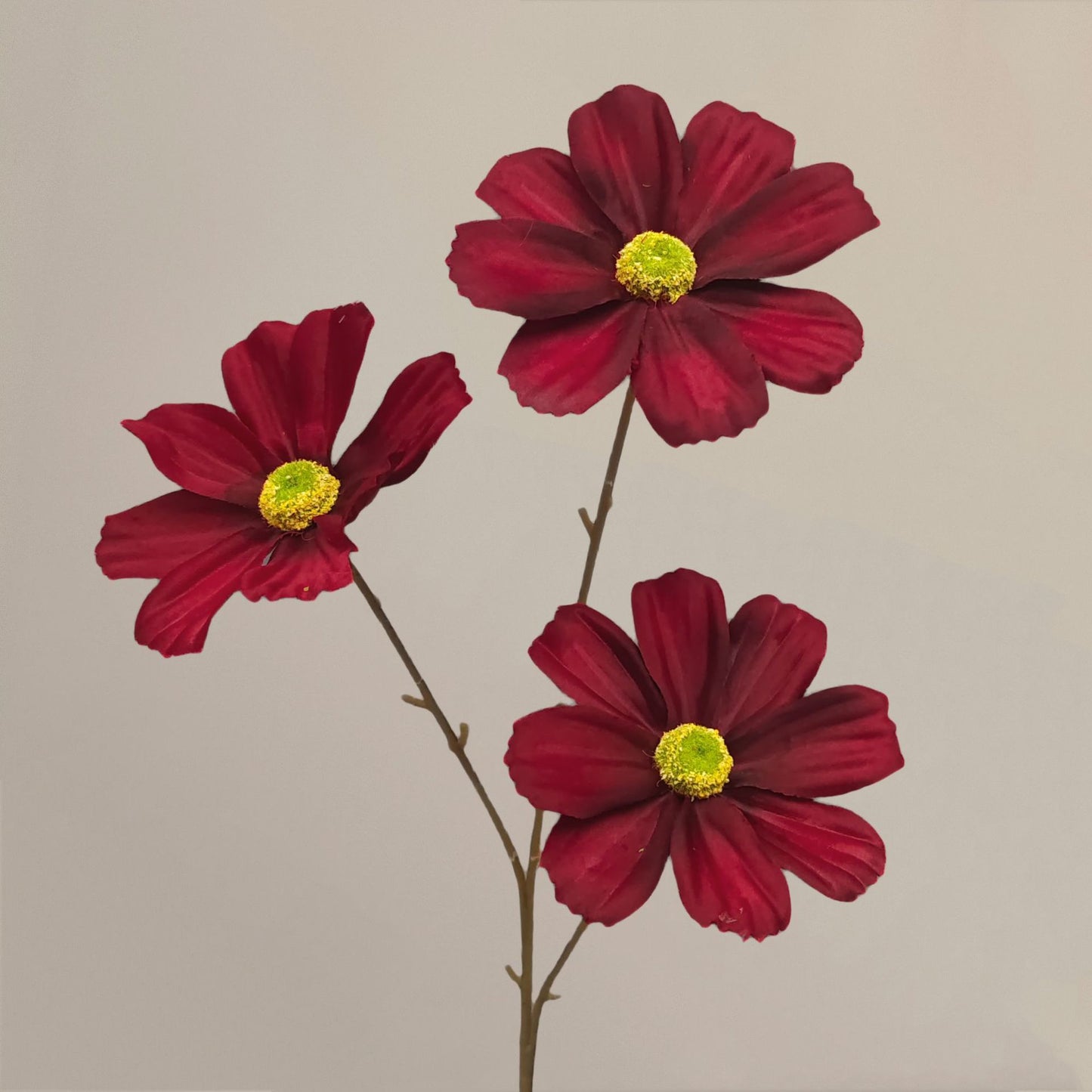 Artificial Flowers for Arrangements in Red