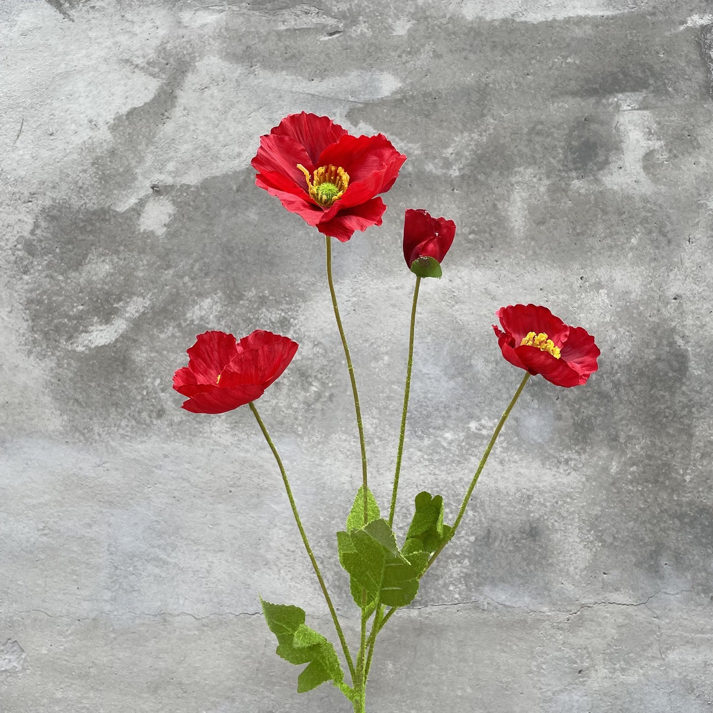 Artificial Flowers for Arrangements in Red