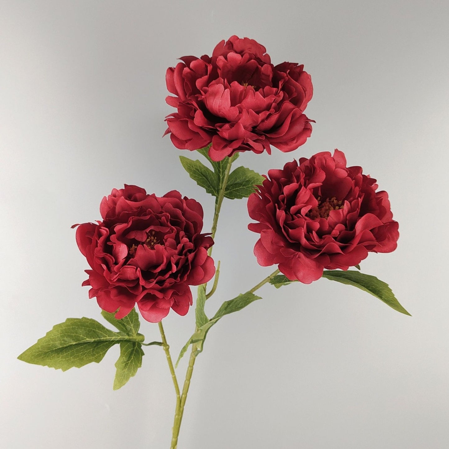 Artificial Flowers for Arrangements in Red