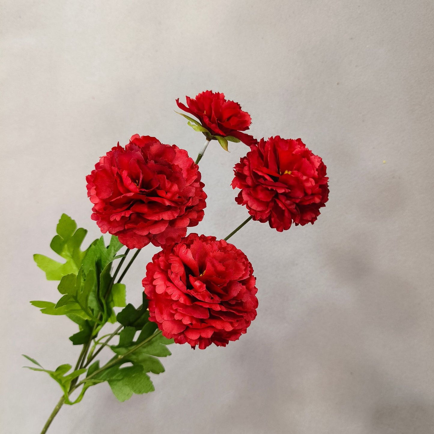 Artificial Flowers for Arrangements in Red