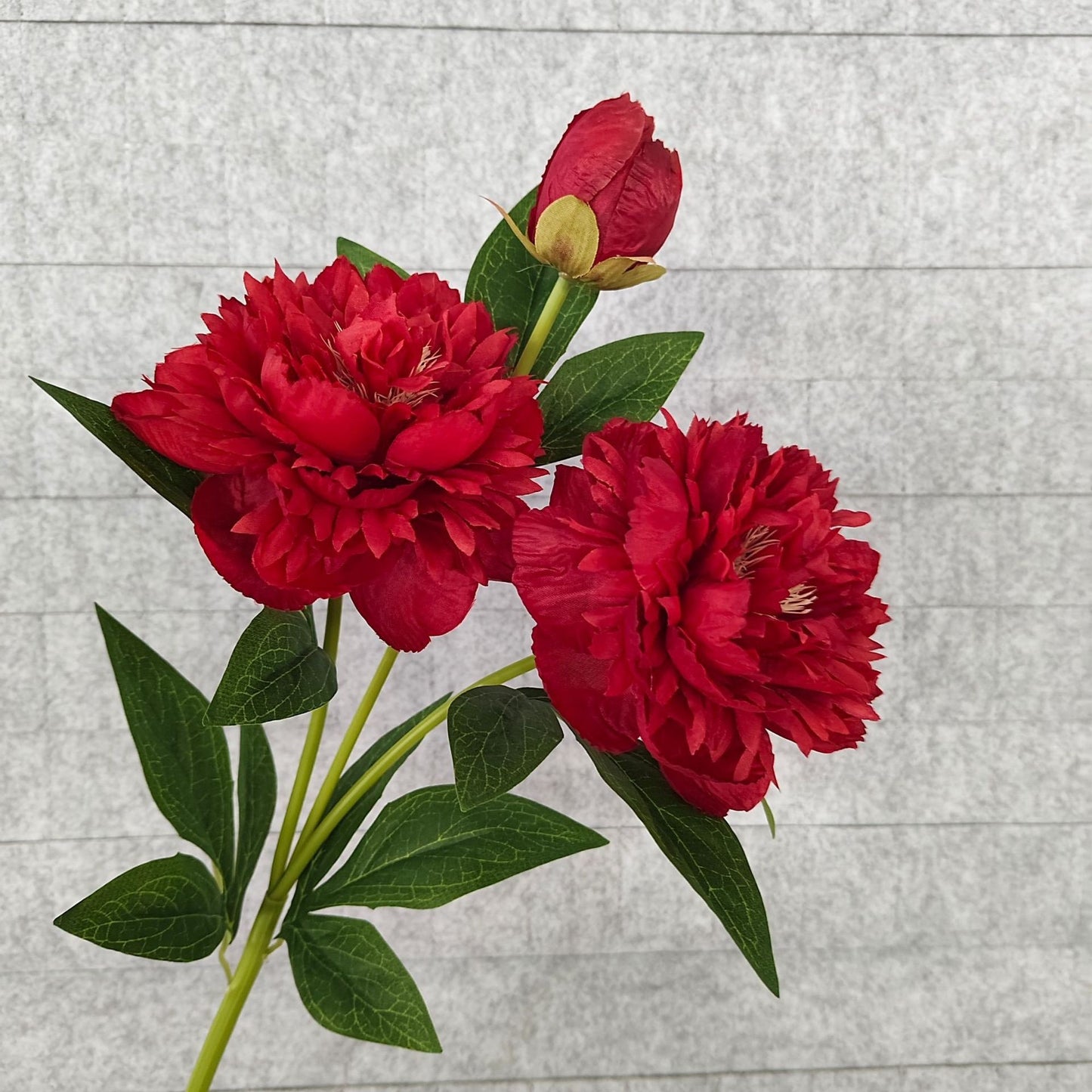 Artificial Flowers for Arrangements in Red