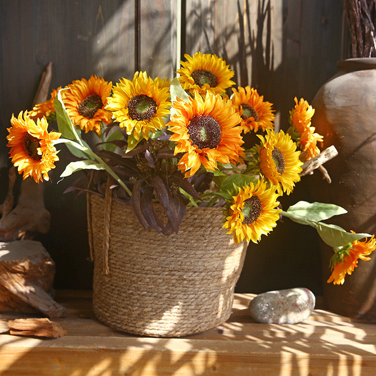 Artificial Single Sunflower 55CM