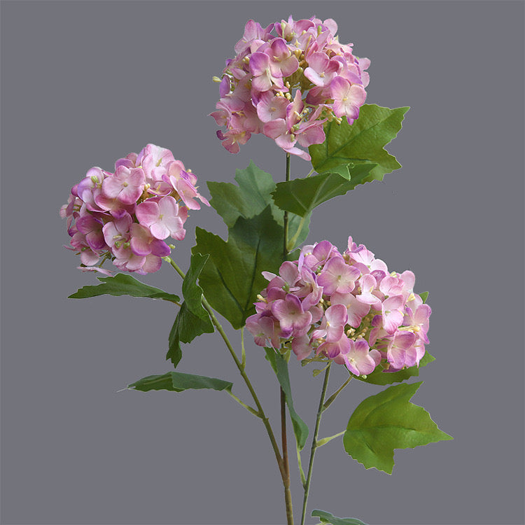 Artificial Hydrangeas 3 Stems 67CM