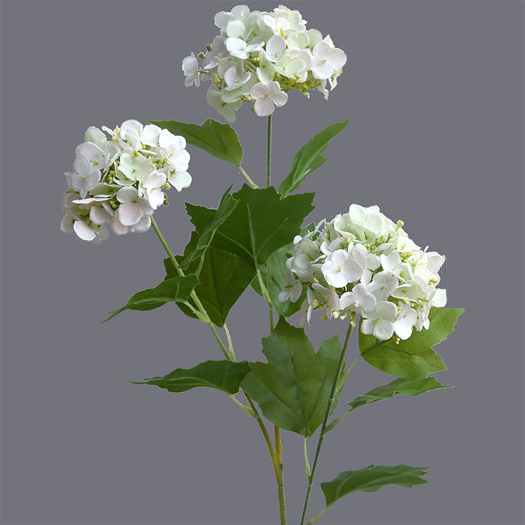 Artificial Hydrangeas 3 Stems 67CM