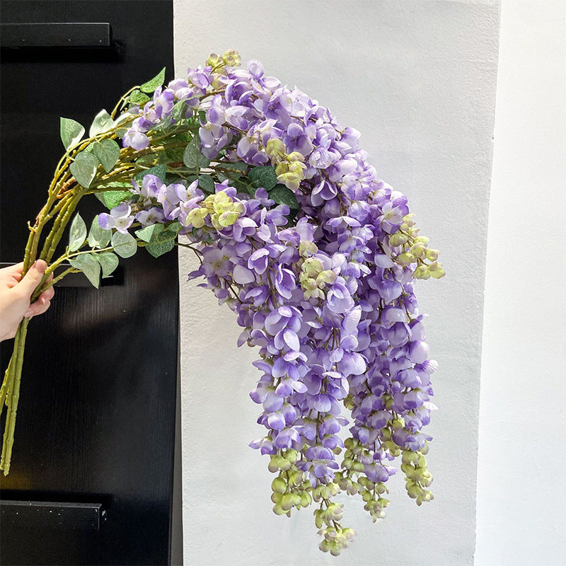 Artificial Wisteria Flowers Single Stems 100cm