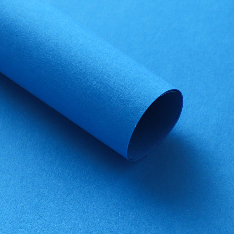 Flowers Wrapping Paper Blue