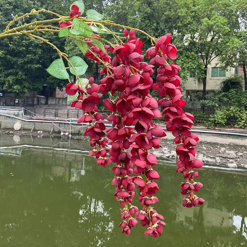 Artificial Wisteria Flowers Single Stems 100cm